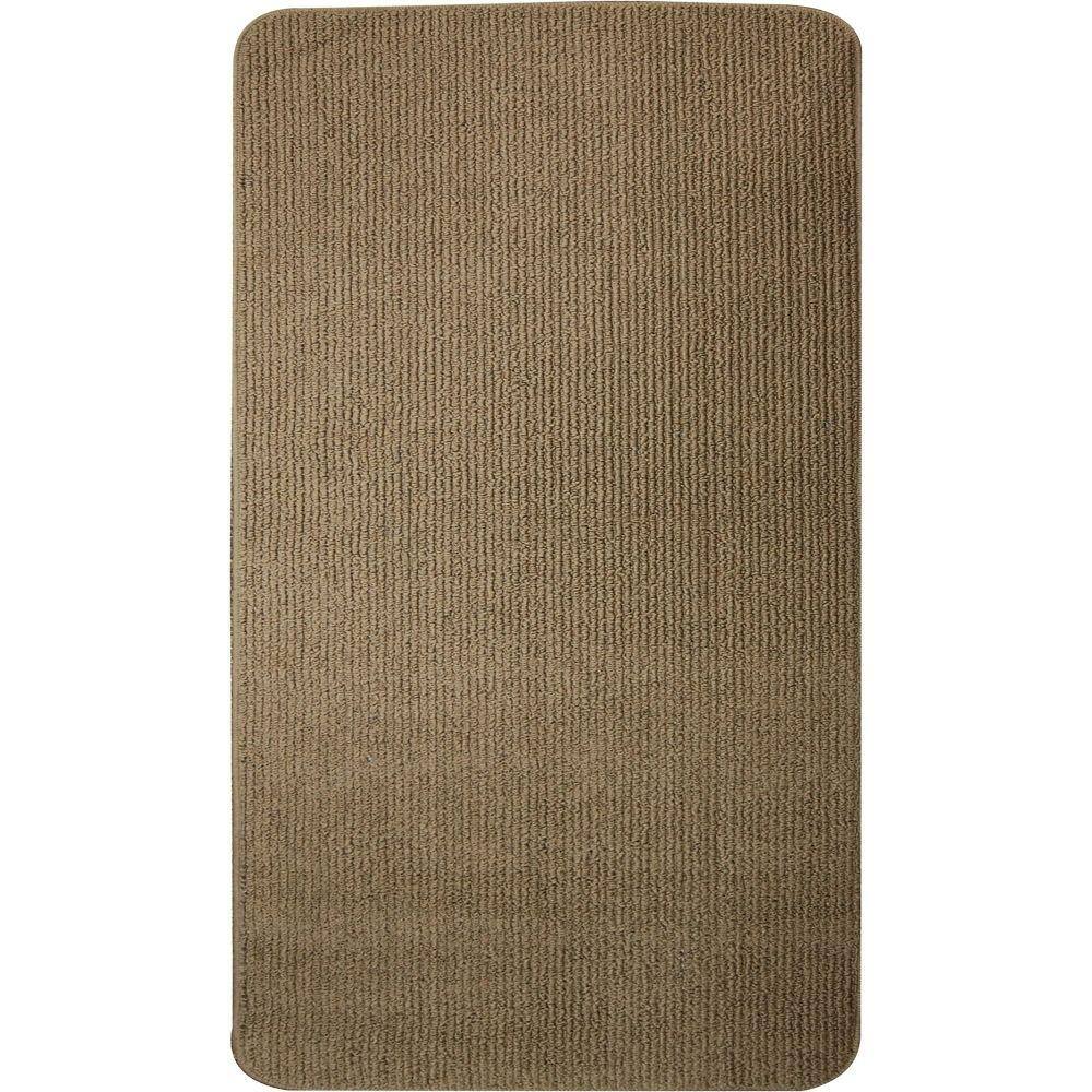 TrafficMaster Capri Tan 2 ft. x 5 ft. Scatter Rug 1001299.0 The Home
