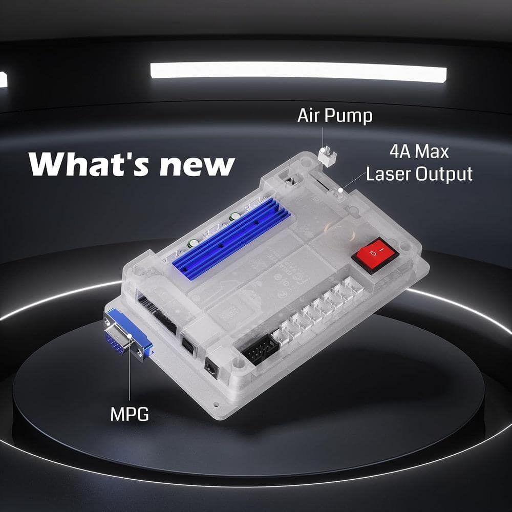 Genmitsu Silver Aluminum CNC Router Machine with Upgraded 3 Axis Engraver
