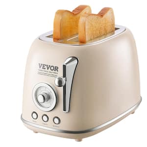 Brushed Stainless Steel Toaster, 2 Slice, 825W 1.5 in. Extra Wide Slots Toaster with Removable Crumb Tray