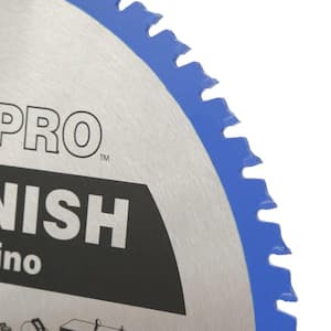 10 in. x 60-Tooth Fine Finish Circular Saw Blade Value Pack (2-Pack)