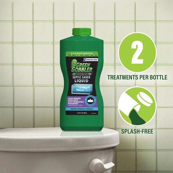Green Gobbler 32 Industrial Liquid Septic Saver G8039 The