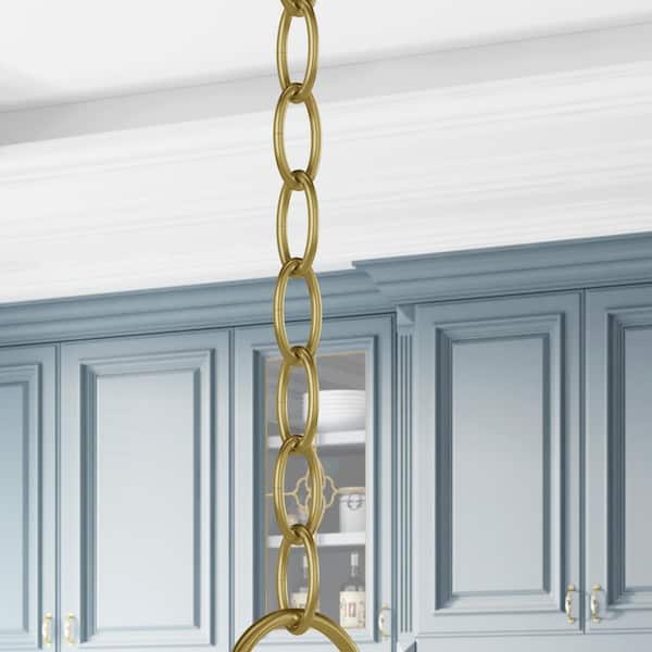 Accessories 6 ft. Natural Brass Standard Decorative Chain