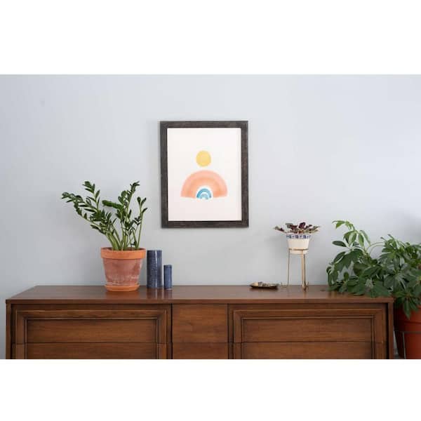 Victoria 12 in. W. x 24 in. Smoky Black Picture Frame