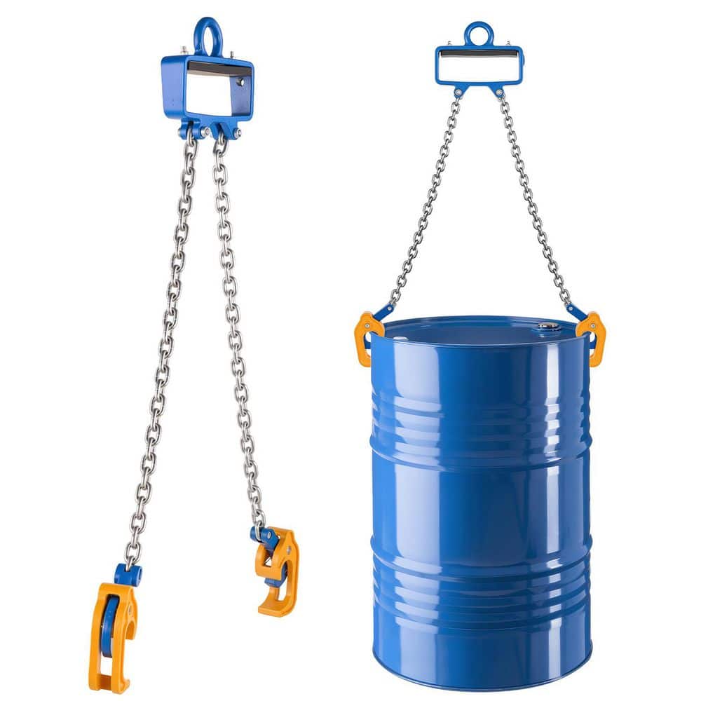 G80 Chain Drum Lifter with Security Hook, 2200 lbs. Capacity, Carbon Steel Barrel Lifting Sling for Crane, 2025 Update price history on PriceWatchPro