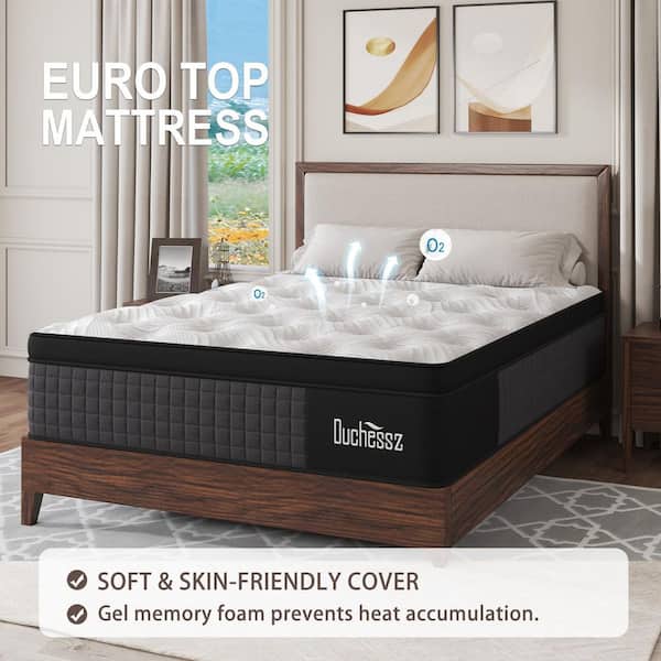 Queen Medium Firm Memory Foam Hybrid 14 in. Bed-in-a-Box Mattress