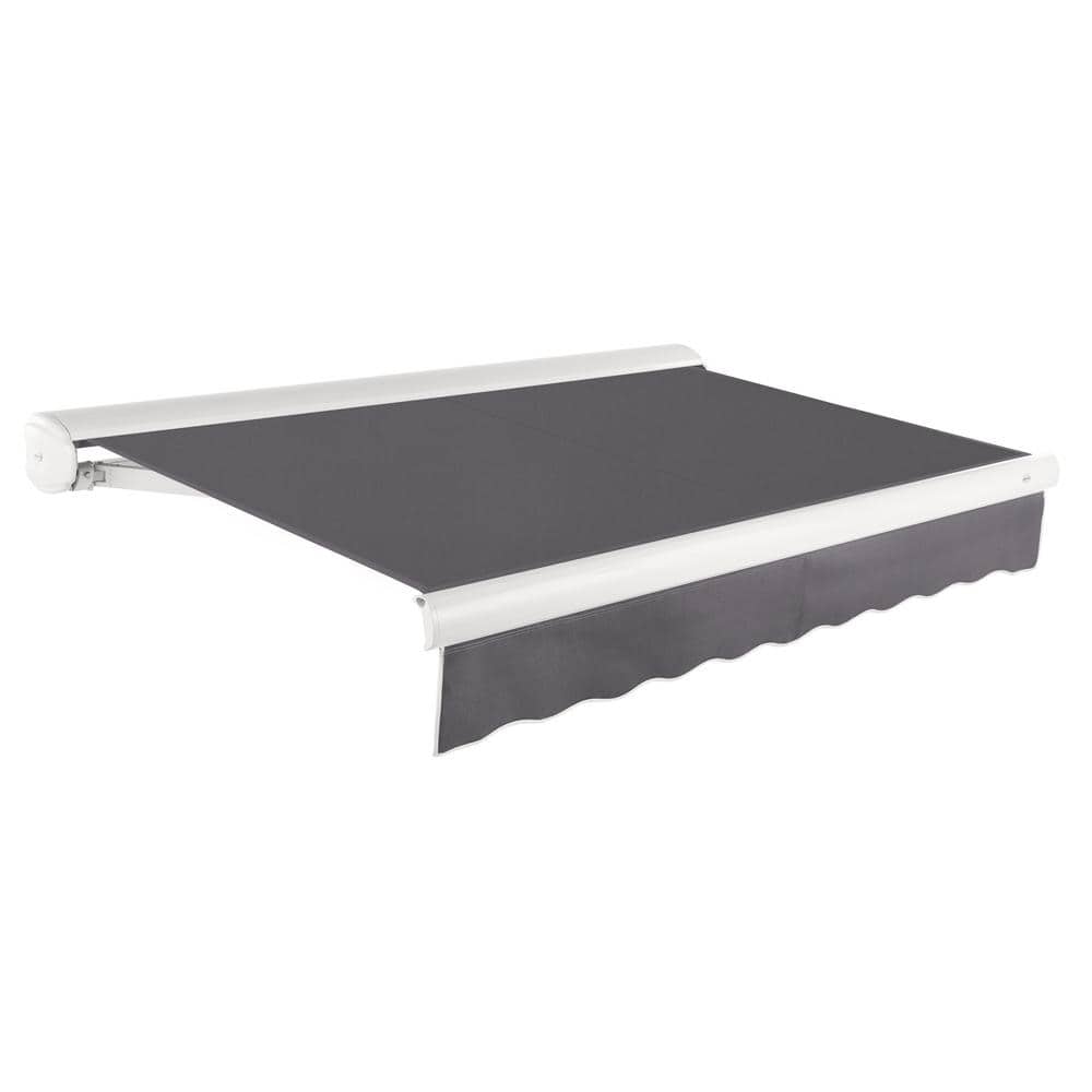 12 ft. Key West Manual Retractable Awning 144 in. W x 9.38 in. H x 120 in. D Acrylic Fabric in Gunmetal price history on PriceWatchPro