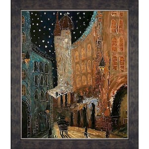 "Old Town Reproduction with Suede Premier Frame" Canvas Print