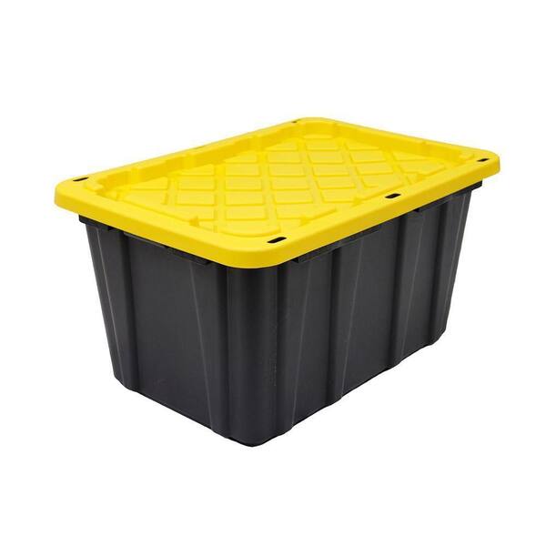 HDX 27 Gal. Storage Bin (4-Pack)