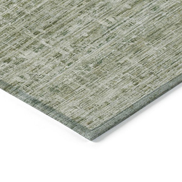Chantille Machine Washable Indoor/Outdoor Abstract ACN1746 Sage 5 ft. x 7 ft. 6 in. Area Rug
