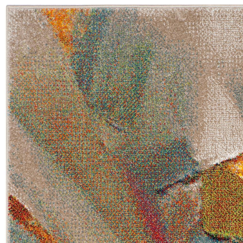 Safavieh Porcello Gray and Multicolor Abstract Area Rug