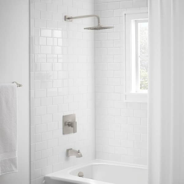 Marx Single-Handle 1-Spray Tub and Shower Faucet in Brushed Nickel (Valve Included)