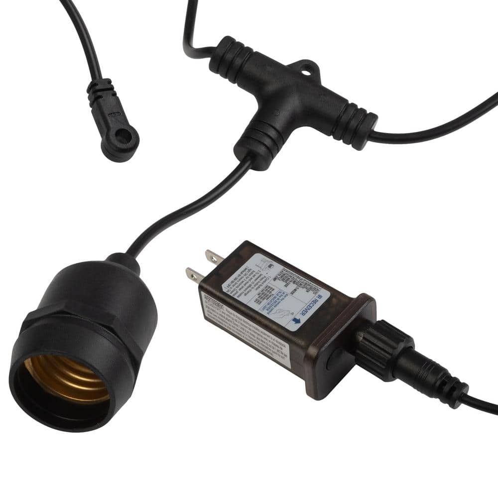 50ft Multi-Colored LED Outdoor String Lights with Remote