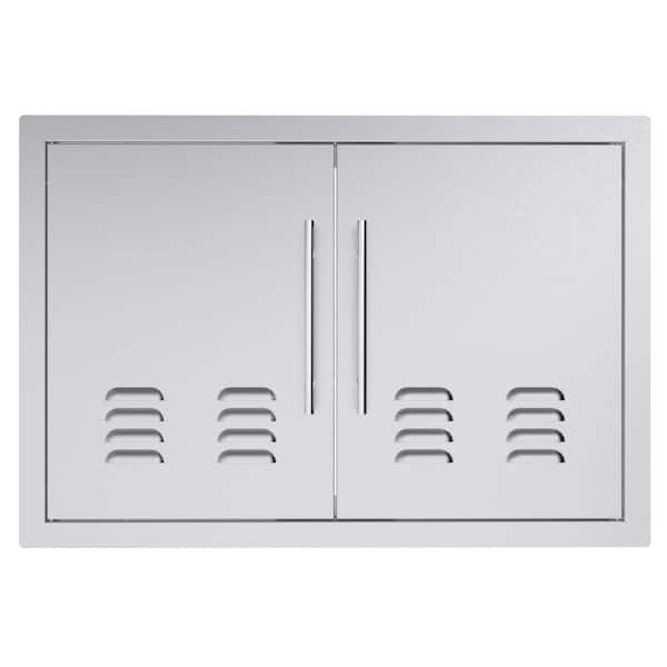 Sunstone Texan 30 in. Stainless Steel Vented 2-Door Access-Door Unit