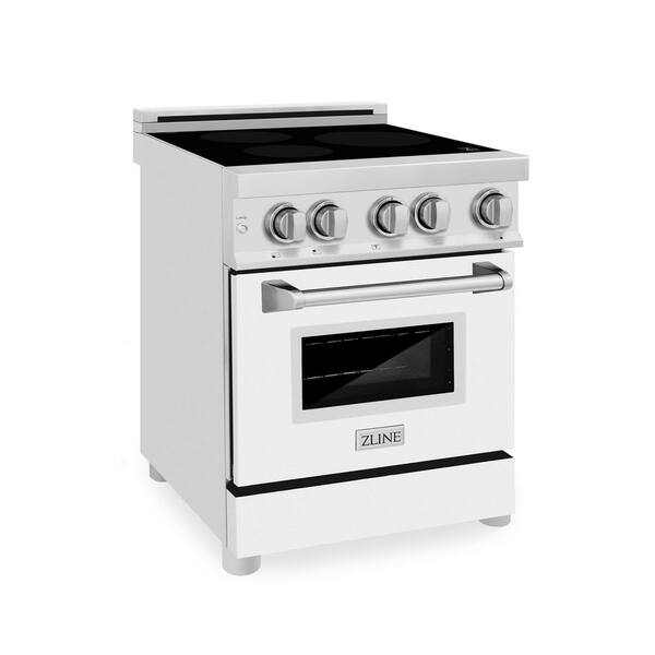ZLINE Kitchen and Bath 24 in. 2.8 cu. ft. Induction Range with a 3
