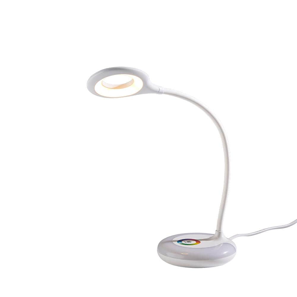 OttLite Model T3 LED Desk Lamp Color Changing Round Base Touch Sensitive  Control