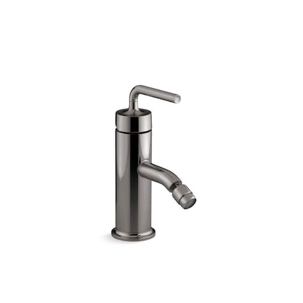 KOHLER Purist Single Handle Horizontal Swivel Spray Aerator Bidet   Vibrant Titanium Kohler Bidet Faucets 14434 4a Tt 64 600 