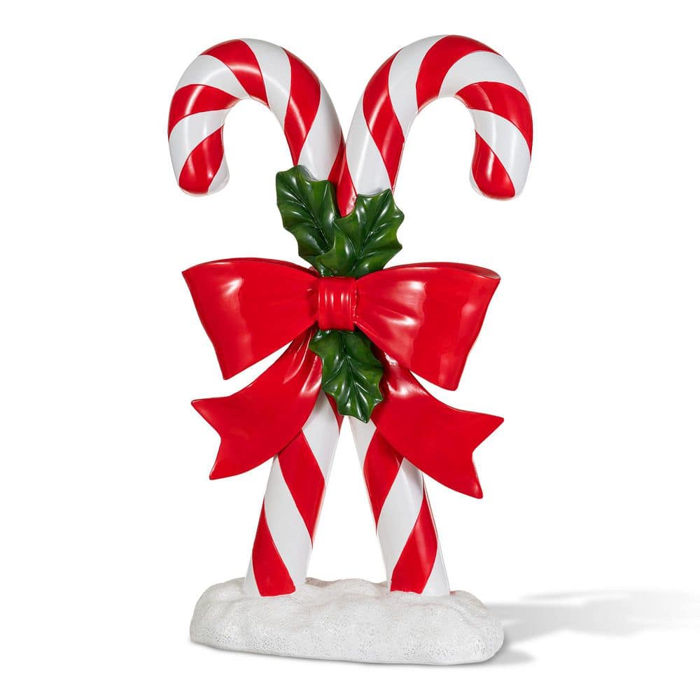 24 in. H Christmas Polyresin Candy Cane Porch Decor price history on PriceWatchPro