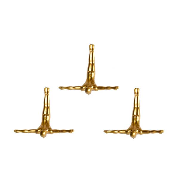 Unbranded Gold Wall Diver (3-Pack)