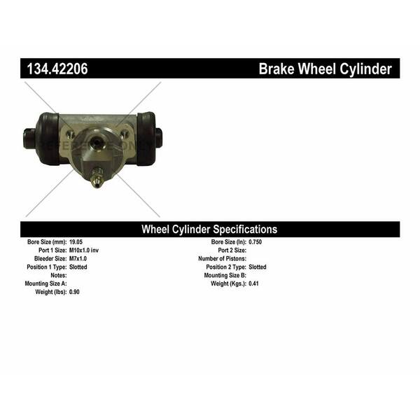 Centric Parts Drum Brake Wheel Cylinder