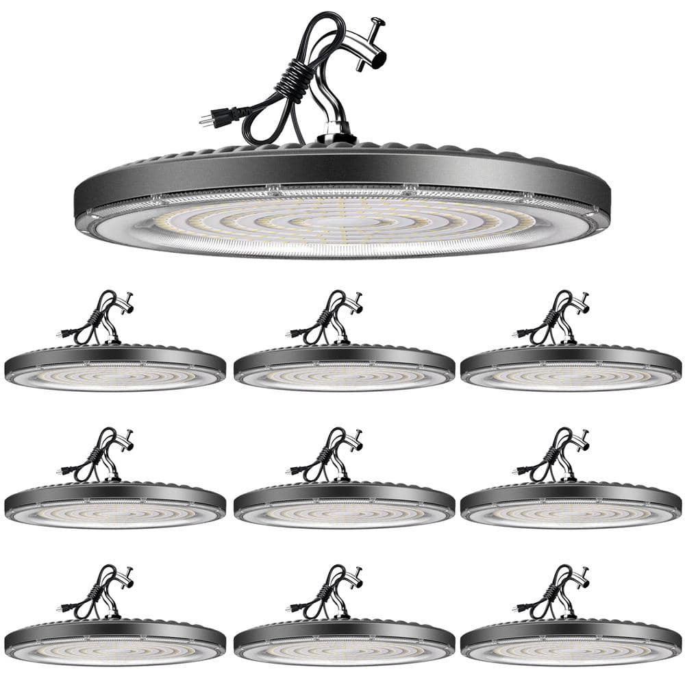 10Pack of 200W LED High Bay Light 30000LM High Bay LED Shop Lights AC100-27