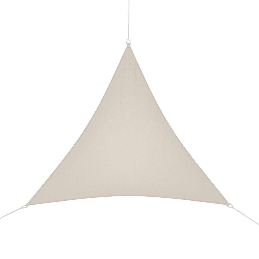 11.8 ft. x 11.8 ft. Ready to Hang Shade Sail, Triangle-Pebble price history on PriceWatchPro