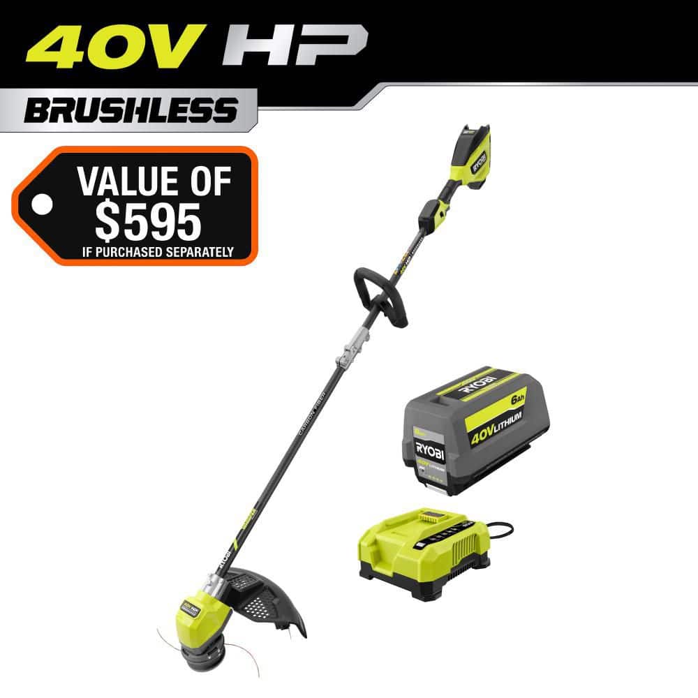 RYOBI 40V HP Brushless Whisper Series 17 in. Cordless Battery
