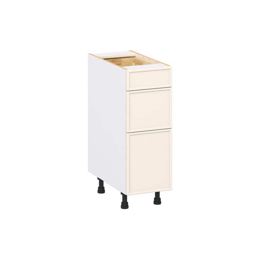 Fairview 12 in. Wx24 in. D x 34.5 in. H Assembled Slim Shaker Drawer Base Kitchen Cabinet in Washed Linen with 3-Drawers price history on PriceWatchPro