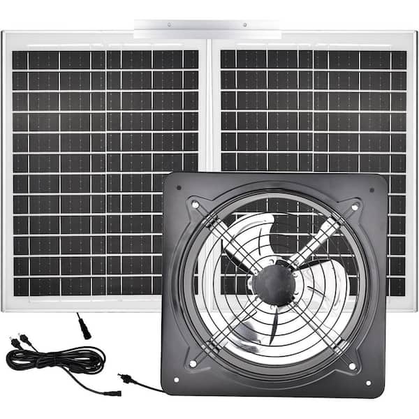 40W Solar Attic Fan Kit with 25W DC Fan for Roof Vent, Attic, Greenhouse