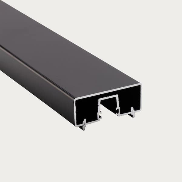 19 ft. Black Aluminum Handrail