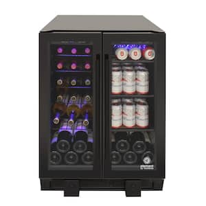 Touch Screen 23.63 in. 24-Bottle Wine and 58-Can Beverage Cooler