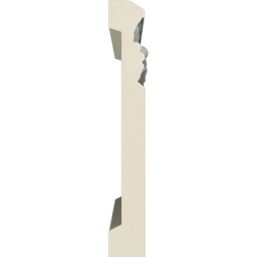Gray Urethane Decorative Baseboard Moulding