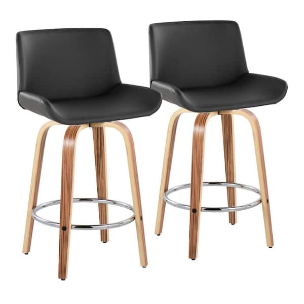 counter chair 2脚セット Denmark White Stainless Steel Counter