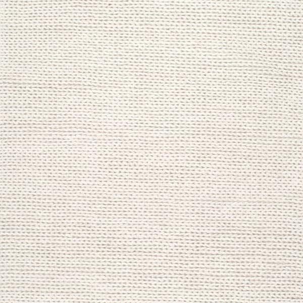 nuLOOM Caryatid Chunky Woolen Cable Off-White 6 ft. Square Rug
