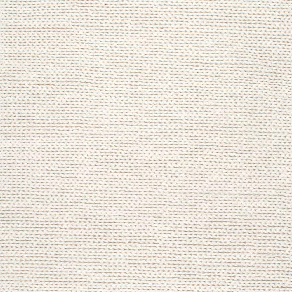 nuLOOM Chunky Woolen Cable Off-White 10 ft. Square Rug CB01-S10010 - The  Home Depot