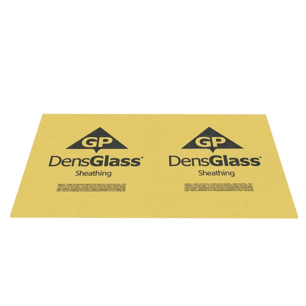 DensGlass 5/8 in. ft. Depot - x Home ft. 008553 Exterior x Wall 8 Sheathing The 4
