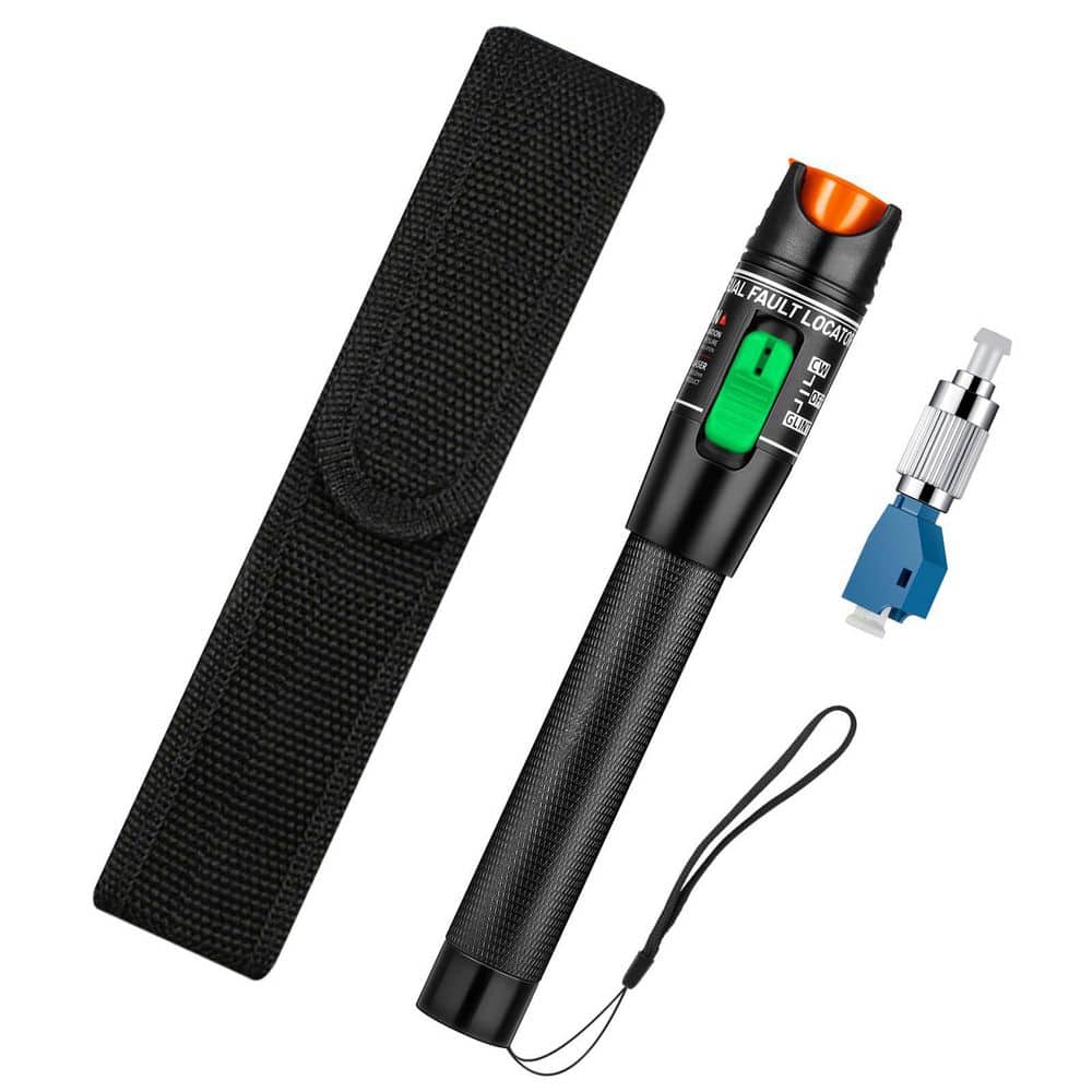 Localisateur De Défaut Optique 30 MW - Connecteur Universel, Portable - Pour Test Fibre Monomode/multimode Jusqu'à 30 Km