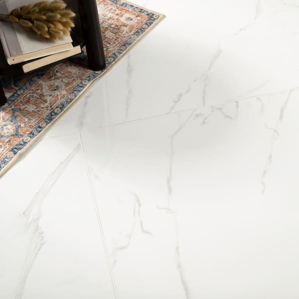 MSI Leonardo Venato 24 in. x 48 in. Polished Porcelain Marble Look