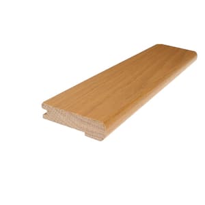 Crystal 0.5 in. Thick x 2.78 in. Wide x 78 in. Length Hardwood Stair Nose