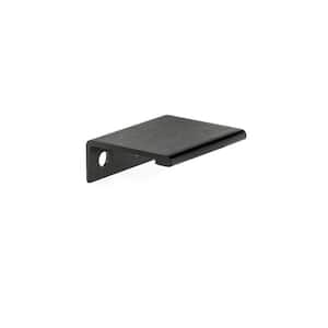 Lincoln Collection 1 5/16 in. (33 mm) Brushed Black Modern Cabinet Finger Pull