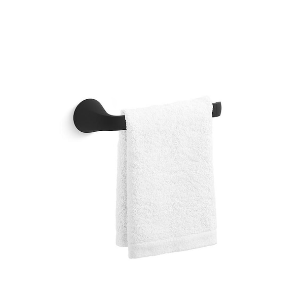 Kohler R26689-BL Cursiva Towel Arm - Matte Black