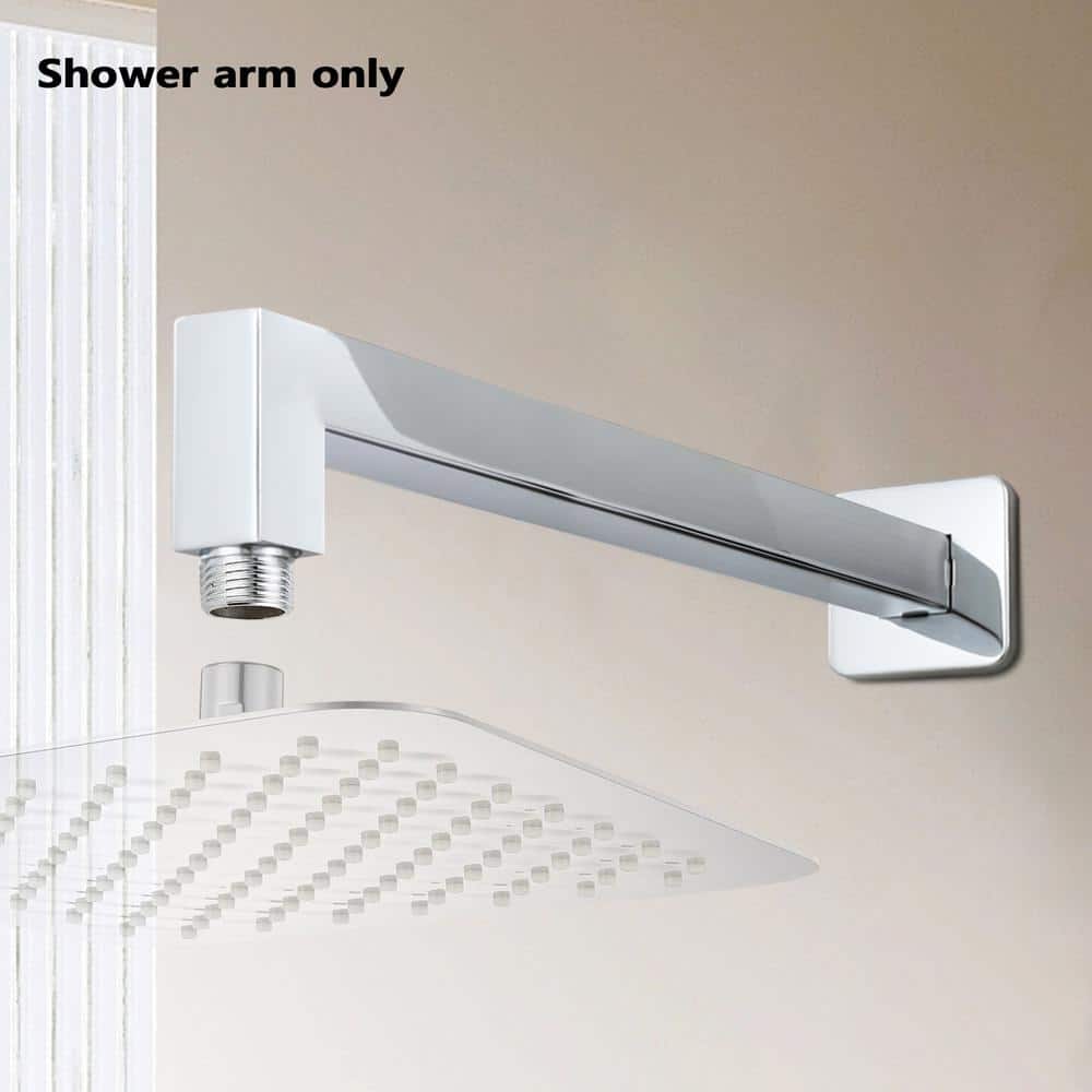 12" Chrome Ceiling Mount Shower Arm