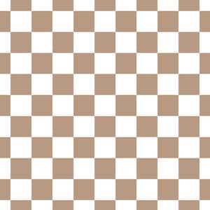 8 in. x 10 in. Laminate Sheet Sample in Checkered Ecru with Virtual Design Matte Finish