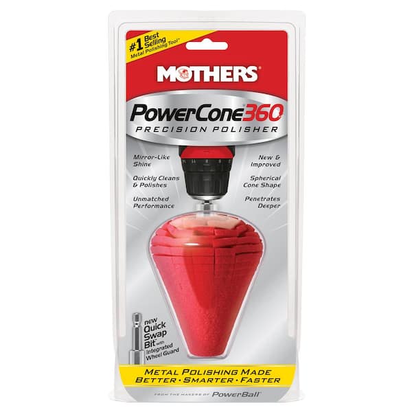 MOTHERS PowerCone 360 Metal Polishing Attachment for Cordless Drills