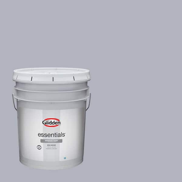 Glidden Essentials 5 gal. PPG1043-4 Glistening Gray Eggshell Interior Paint