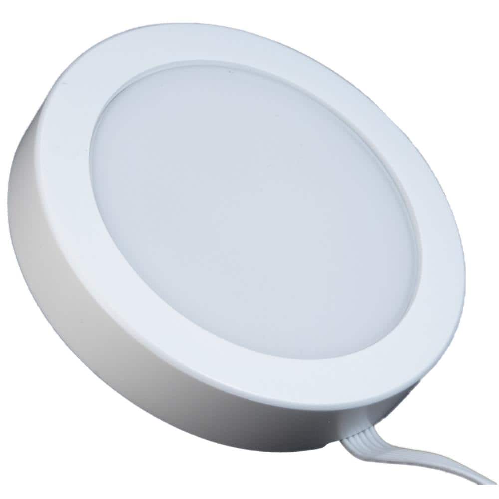 Westek Plug-In LED RF Remote and Motion Controlled Under Cabinet Puck Light with Changeable Shell (3-Pack)