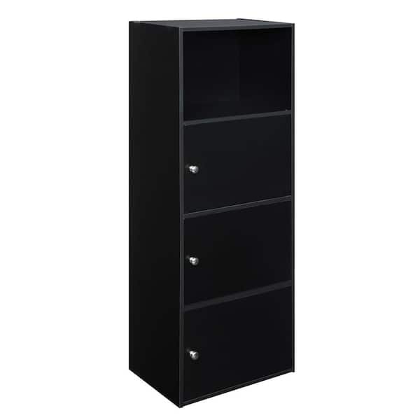 Convenience Concepts Designs2go Black Storage Cabinet