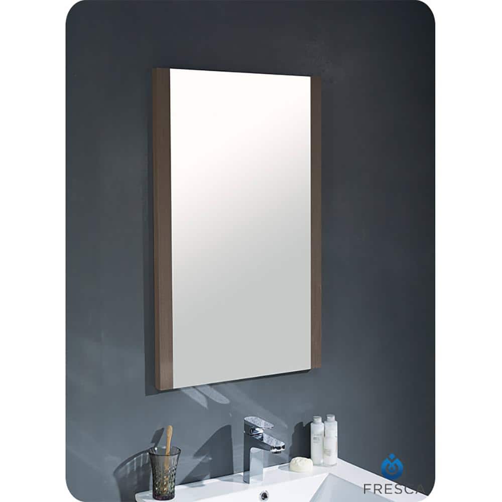 Modern Gray Oak 24" Freestanding Single Sink Vanity Set