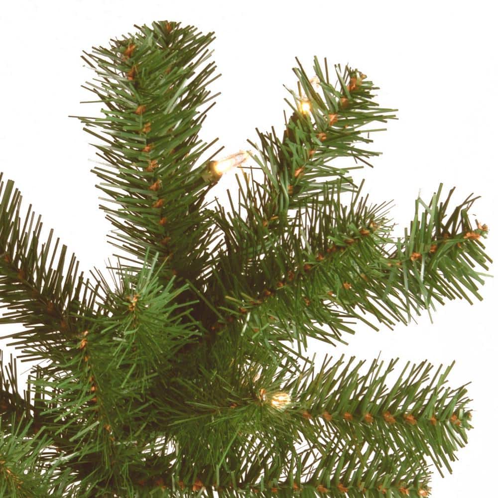 4.5' Prelit North Valley Spruce Artificial Christmas Tree with Clear Lights