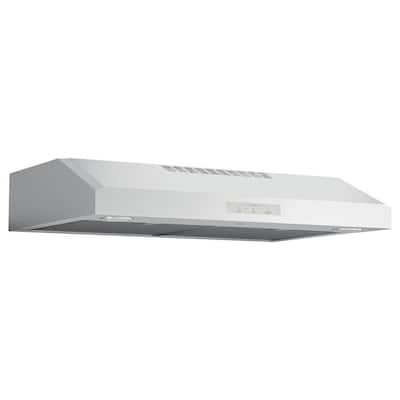 Profile 30 in. Convertible Under the Cabinet Range Hood with LED Light in Stainless Steel
