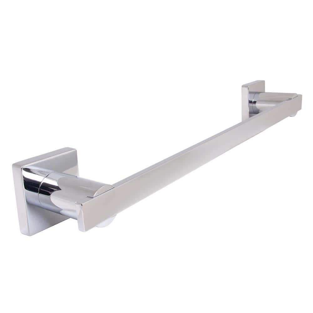 Lura 24-inch Polished Chrome Wall Mounted Towel Bar